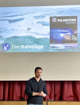 Tim Kalvelage Wissenschaftsjournalist © KGS Stuhr-Brinkum